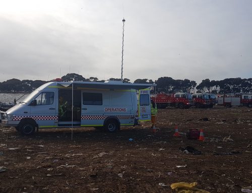 Mount Cottrell FOV supporting Werribee at Rubbish Fire